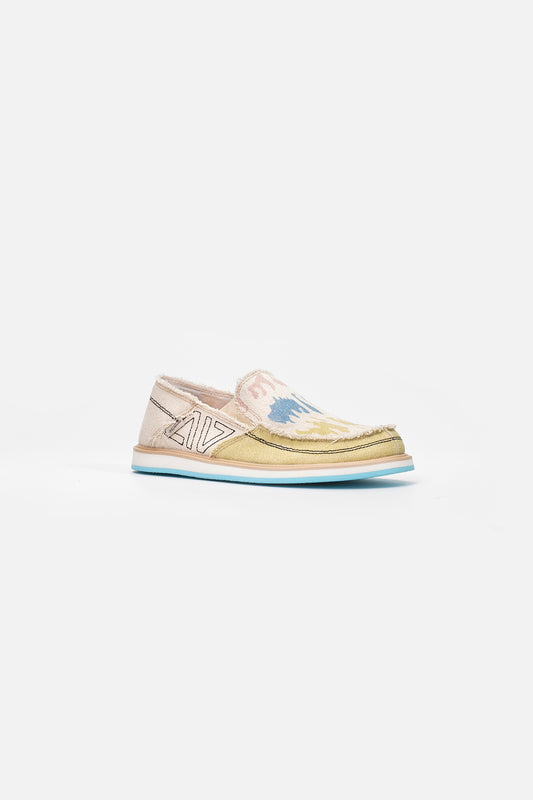 1331 VANEDA LINEN ESPADRIL KETEN KADIN AYAKKABI BEJ/SARI