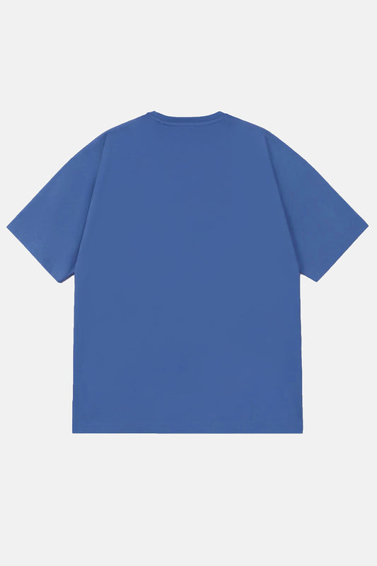 Vany Erkek Regular Fit Bisiklet Yaka T-Shirt Mavi