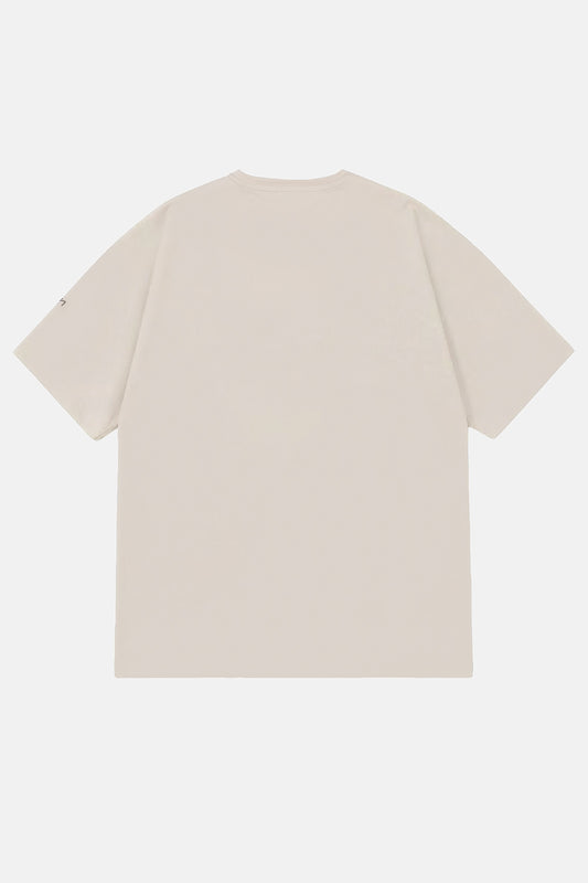 Vany Erkek Regular Fit Bisiklet Yaka T-Shirt Bej