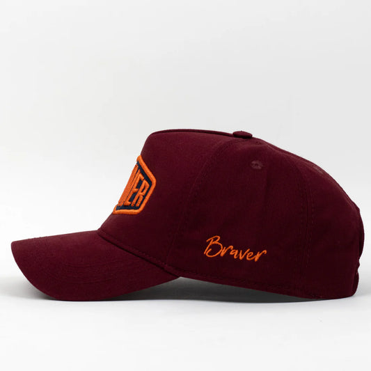 Braver Patch Şapka- Bordo