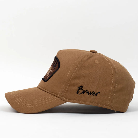 Braver Outdoors Nakışlı Şapka - Camel