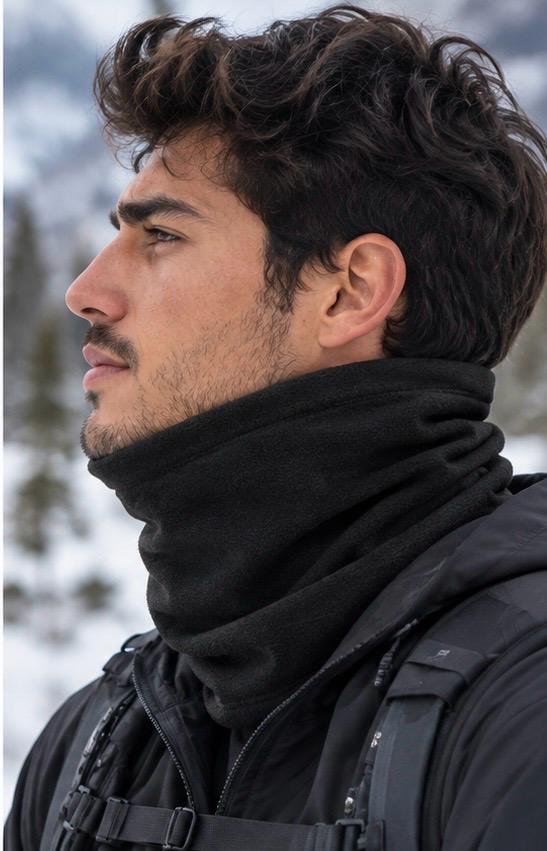 Nordbron Microfleece Uni Collar-BOYUNLUK - Siyah