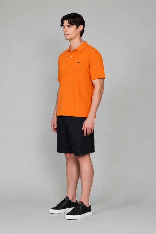 Polo Yaka T-Shirt Turuncu