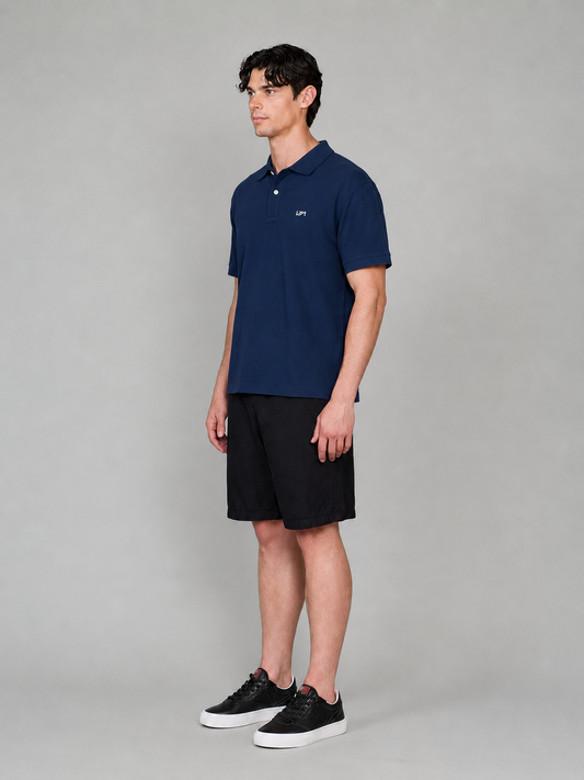 Polo Yaka T-Shirt Lacivert