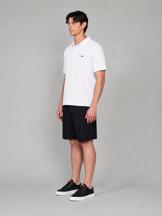 Polo Yaka T-Shirt Beyaz