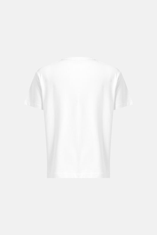 OVERSIZED FIT NEXT UNISEX TSHIRT BEYAZ