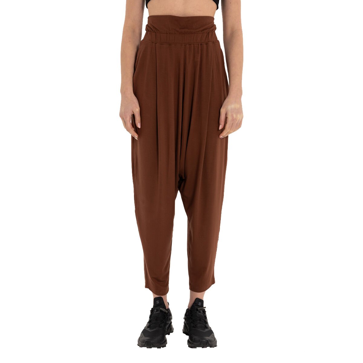 Inguz Beli Katlanabilir Yoga Şalvar