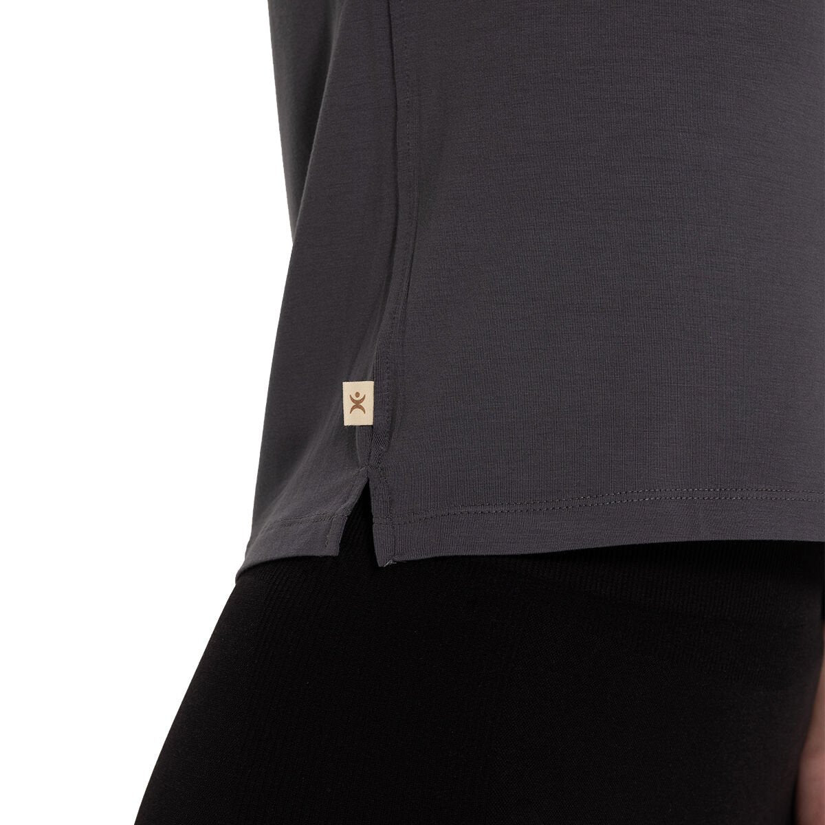 Inguz Modal Bisiklet Yaka Basic Yoga T-Shirt