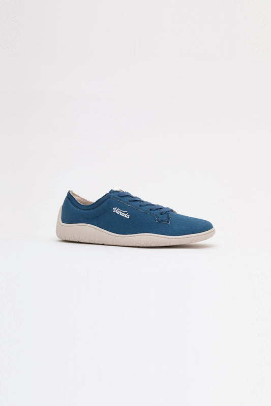 1383 V-BAREFOOT COMFORT KETEN ERKEK AYAKKABI INDIGO MAVI