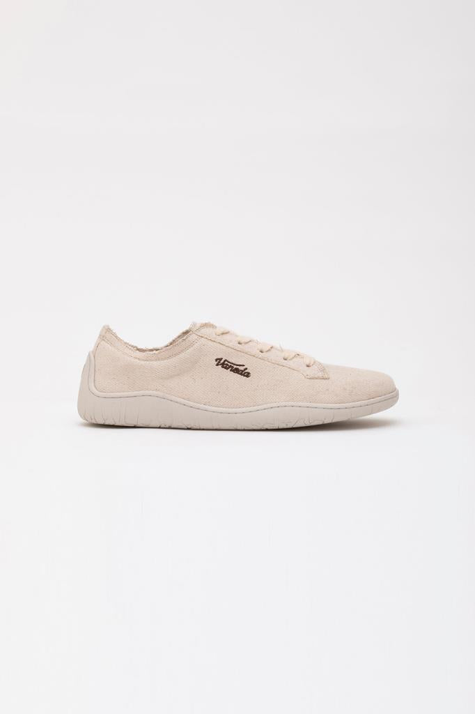 1383 V-Barefoot Comfort Keten Erkek Ayakkabı Bej