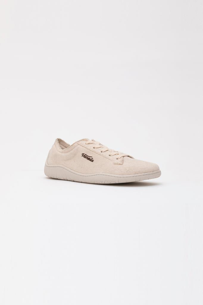 1383 V-Barefoot Comfort Keten Kadın Ayakkabı Bej