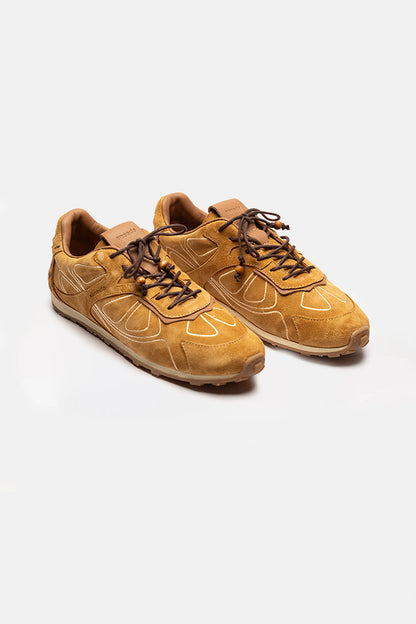 1445 Sneaker Kadın Süet Ayakkabı Hardal