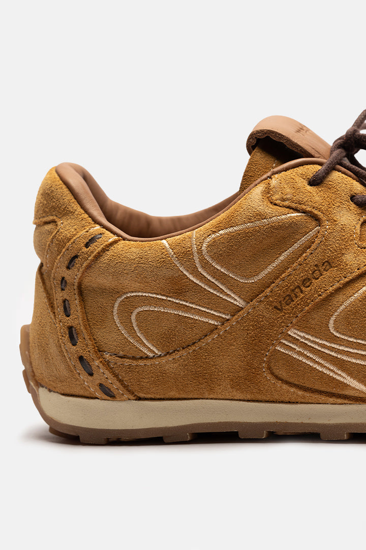1445 Sneaker Kadın Süet Ayakkabı Hardal
