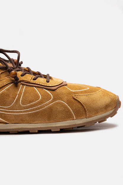 1445 Sneaker Kadın Süet Ayakkabı Hardal
