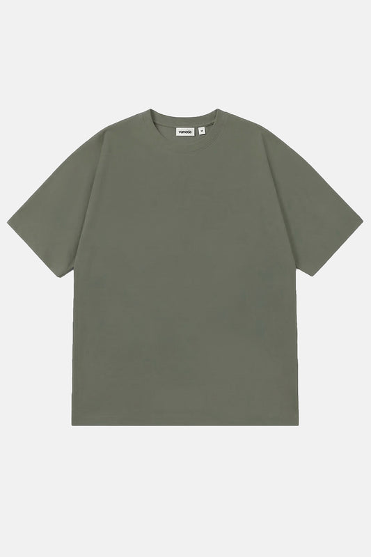 Vany Erkek Regular Fit Bisiklet Yaka T-Shirt Haki