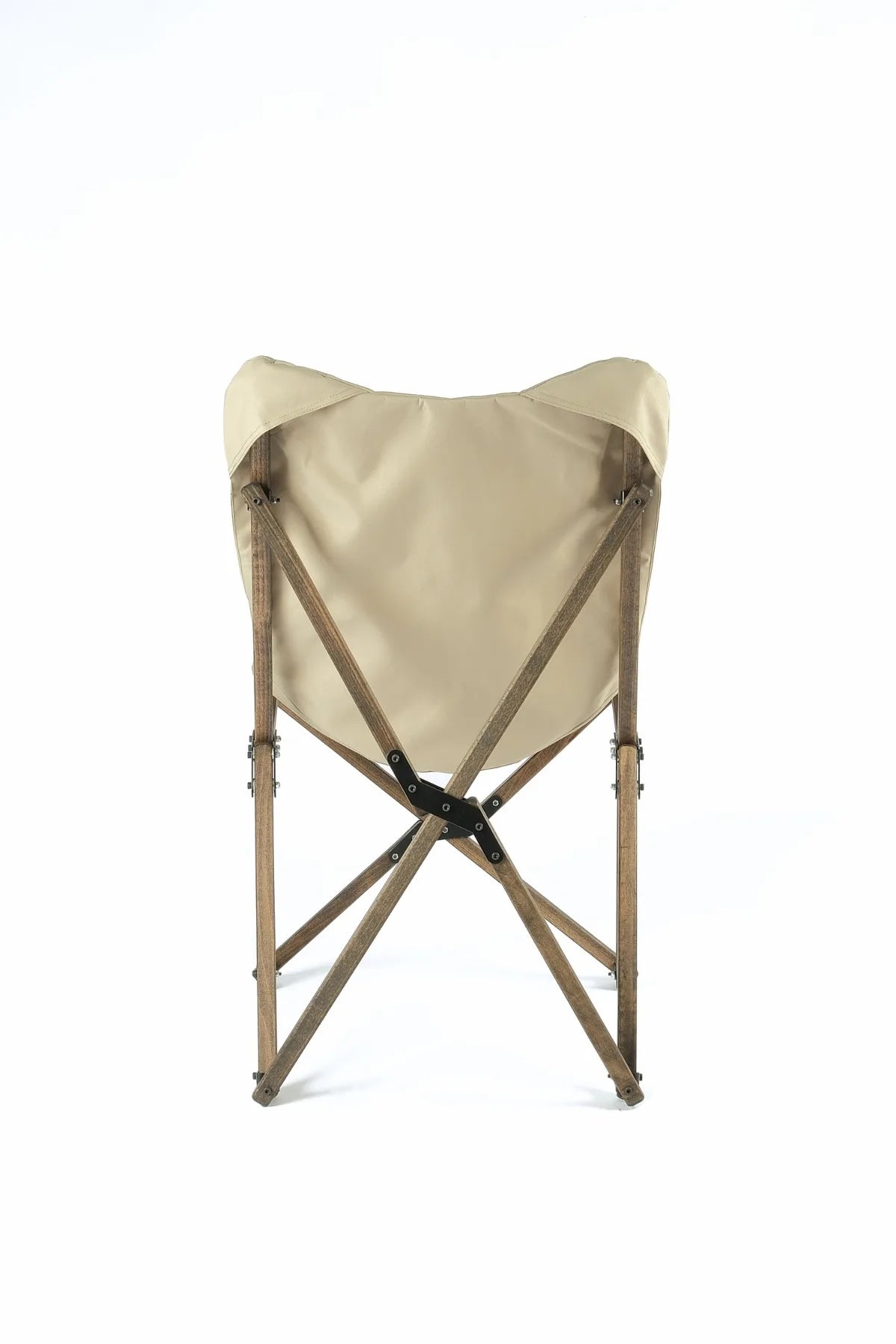 BAG THE JOY AHŞAP KATLANIR MASA SANDALYE SETİ – ANTRASİT – BEJ – 50*50*50cm