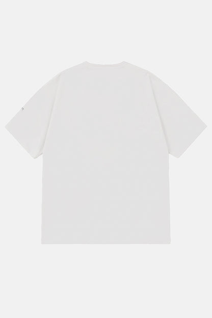 Vany Erkek Regular Fit Bisiklet Yaka T-Shirt Beyaz