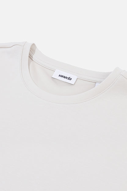 Vany Erkek Regular Fit Bisiklet Yaka T-Shirt Beyaz
