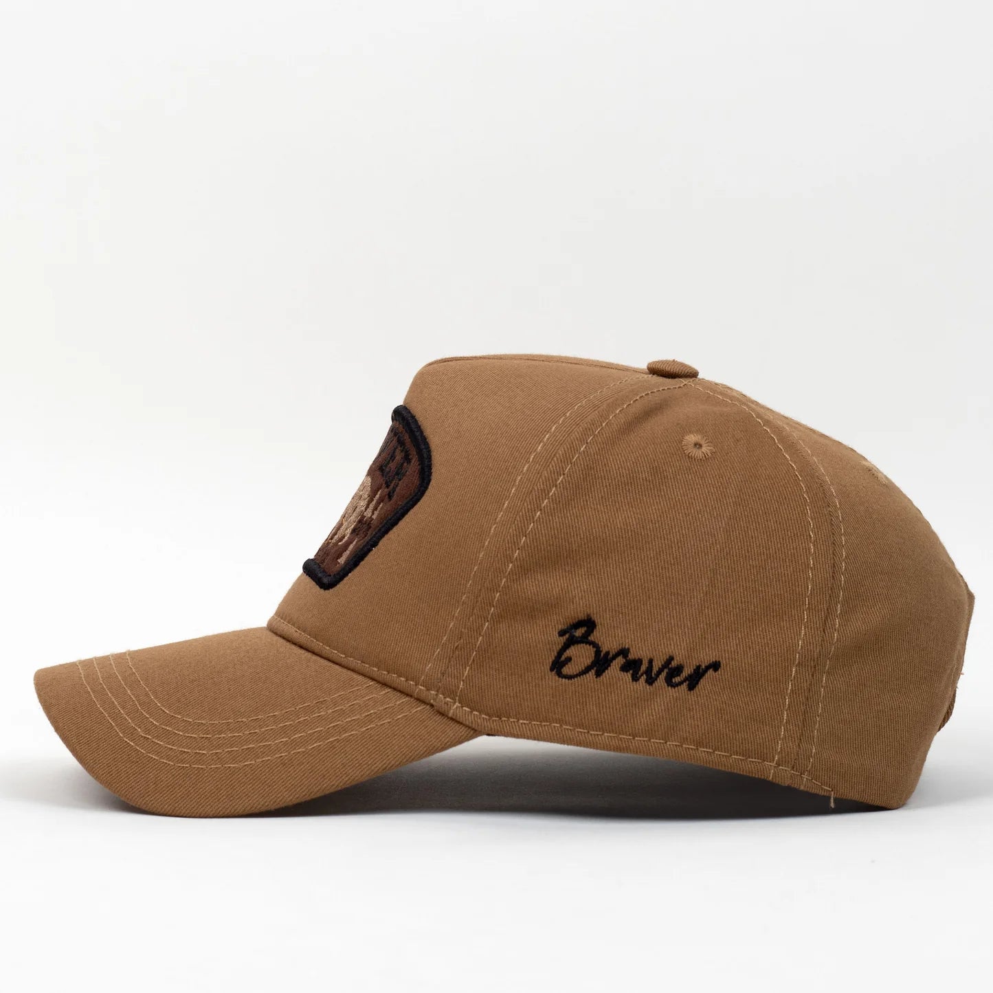 Braver Outdoors Nakışlı Şapka - Camel
