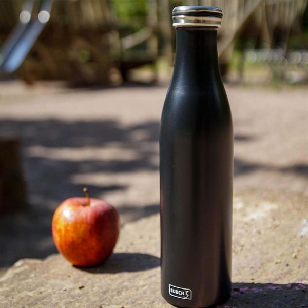 Lurch - 750 ml Mat Siyah, Paslanmaz Çelik Termos - Çift Cidarlı, Sızdırmaz - 240928