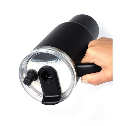 Lurch - “Big Cup” 1.2 L Granit Gri, Paslanmaz Çelik Termos - Uzatılabilir Pipetli, Çift Cidarlı, Sızdırmaz - 240878