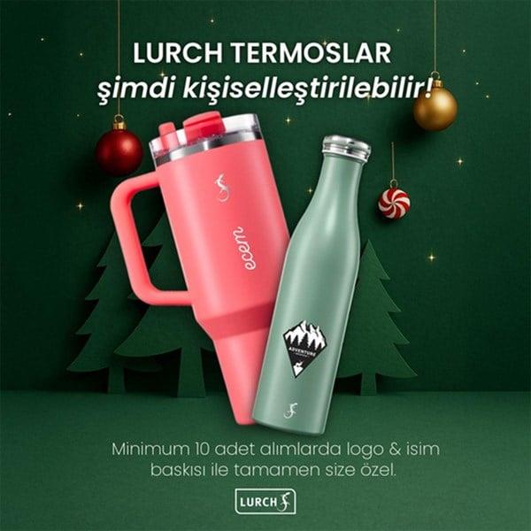 Lurch - Mini Termos 300 ml Adaçayı Yeşil, Paslanmaz Çelik - Çift Cidarlı, Sızdırmaz - 270971