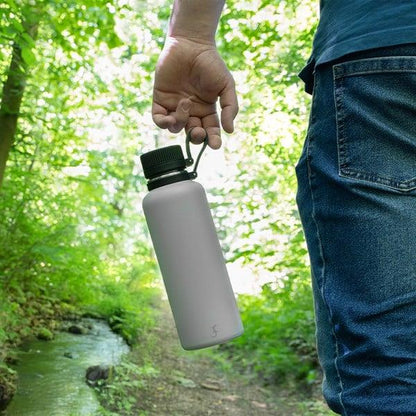 Lurch - “Outdoor” 1 L Granit Gri, Paslanmaz Çelik Termos - Çift Cidarlı, Sızdırmaz - 270982
