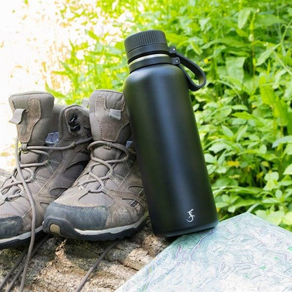 Lurch - “Outdoor” 1 L Mat Siyah, Paslanmaz Çelik Termos - Çift Cidarlı, Sızdırmaz - 270980