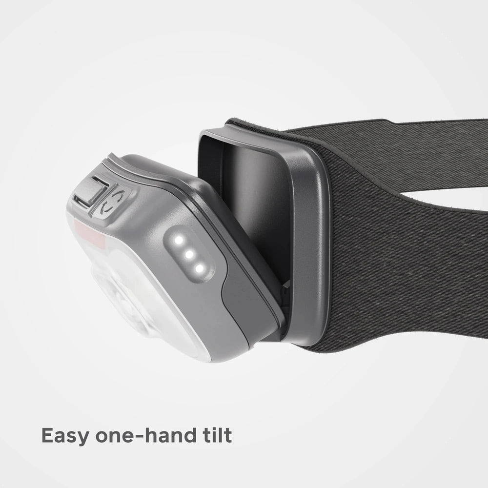 Range 400 USB-C Şarjlı Kafa Lambası - Midnight Gray