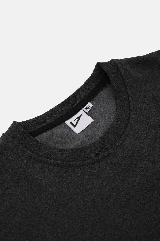 Bisiklet Yaka Regular Fit Next Unisex Sweatshirt Antrasit