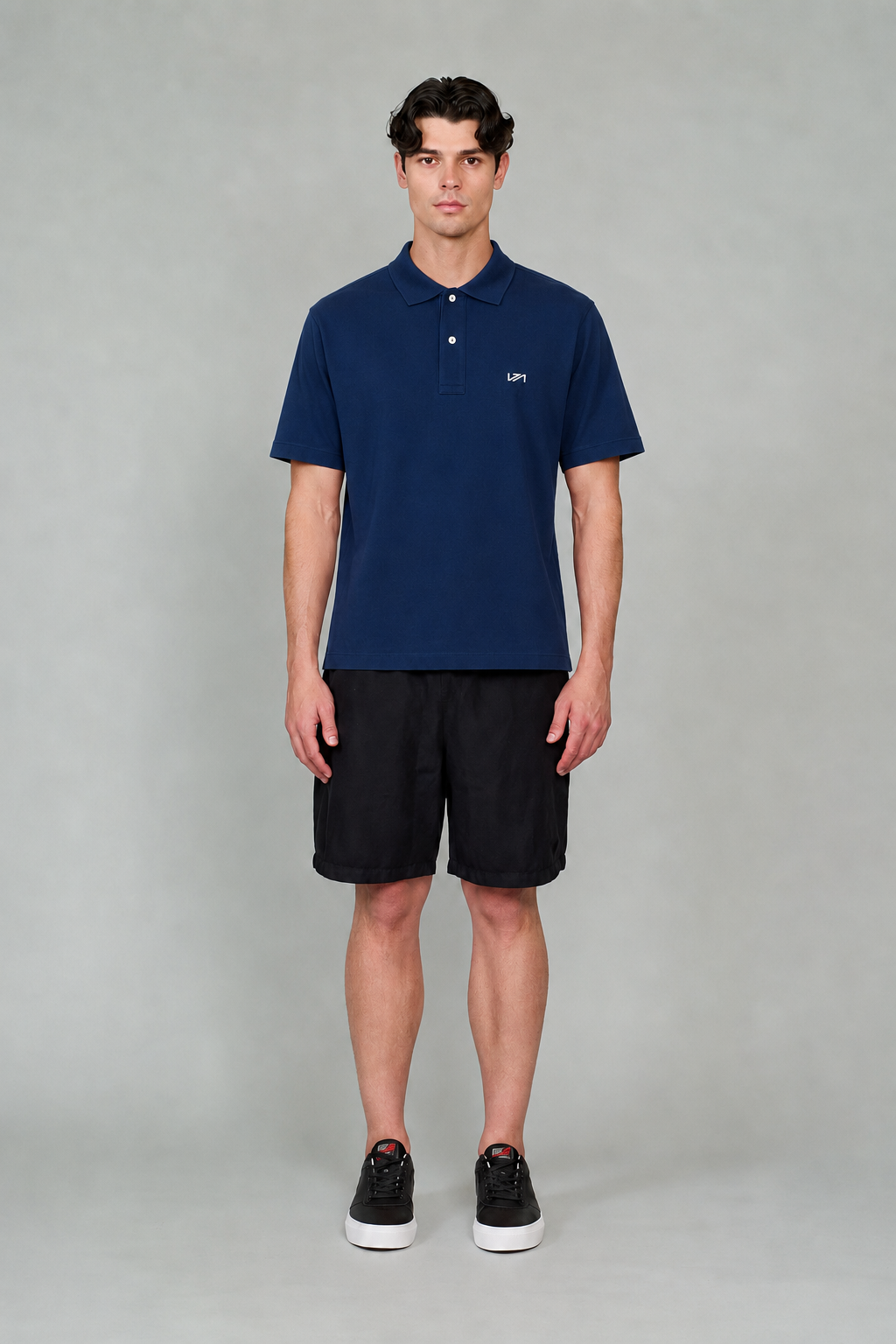 Polo Yaka T-Shirt Lacivert