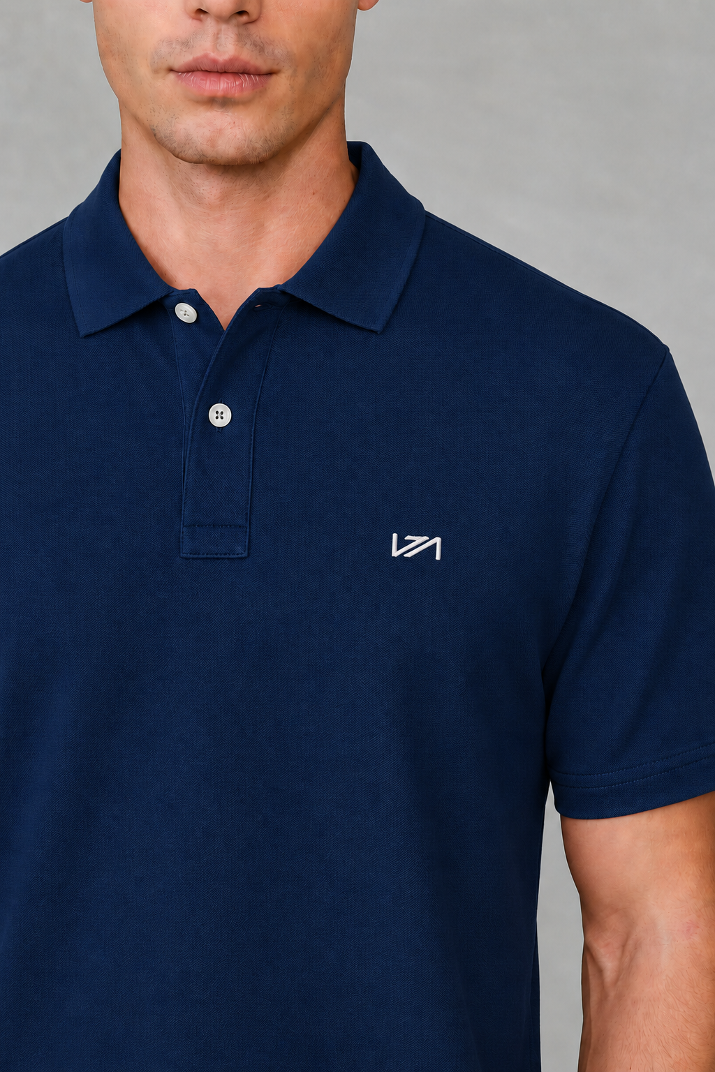 Polo Yaka T-Shirt Lacivert