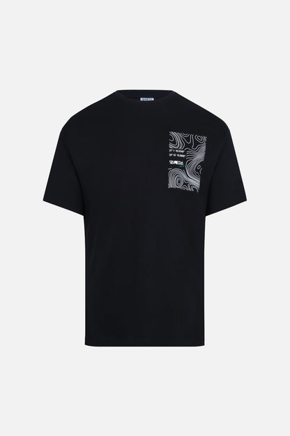 OVERSIZED FIT COORDINATE ERKEK TSHIRT LACIVERT