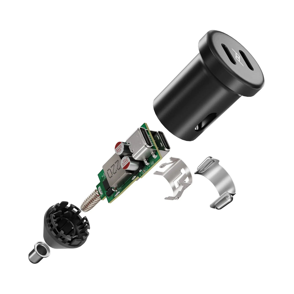 Dual Car Power Adapter - Black