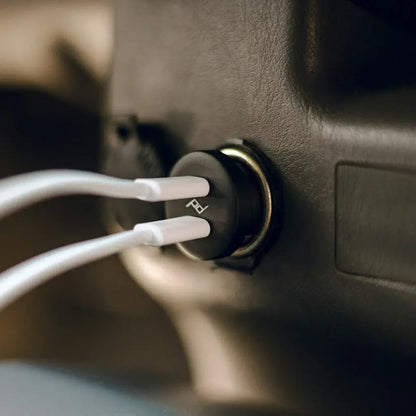 Dual Car Power Adapter - Black