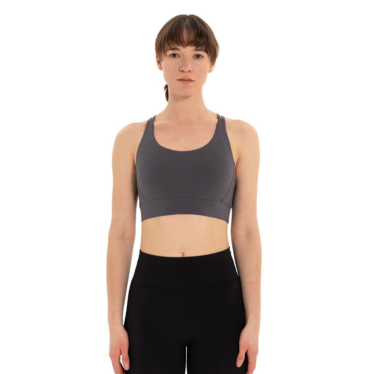 Inguz Çift Askılı Sırtı Çapraz Yoga Büstiyer