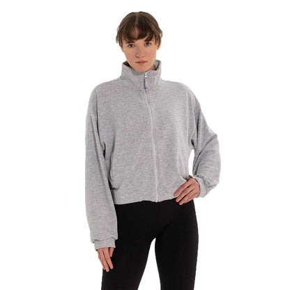 Inguz Dik Yaka Fermuarlı Sweatshirt