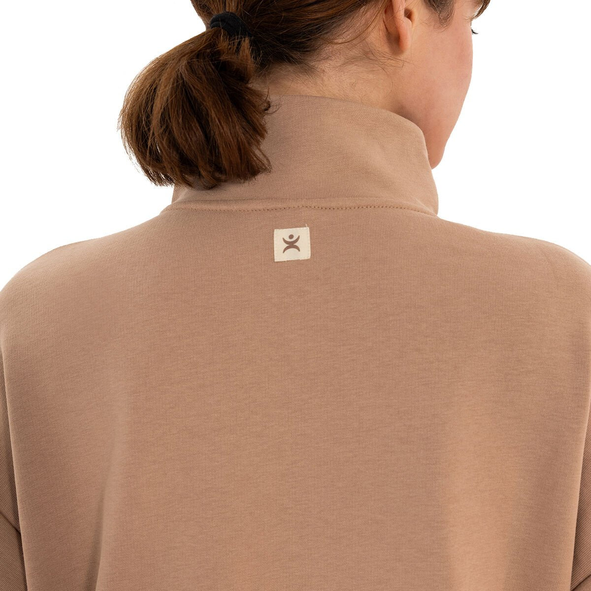 Inguz Dik Yaka Fermuarlı Sweatshirt