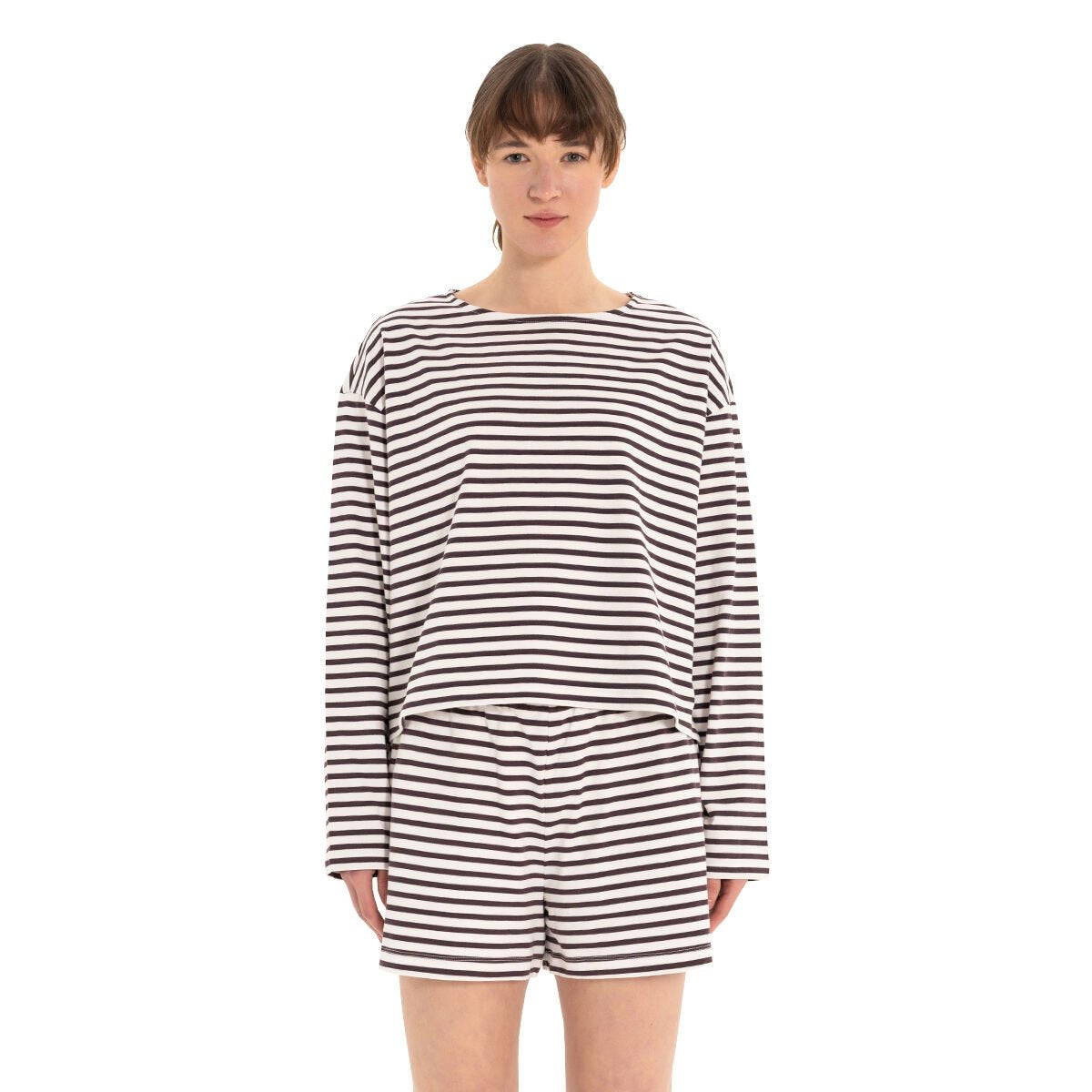 Inguz Stripe %100 Pamuk T-Shirt