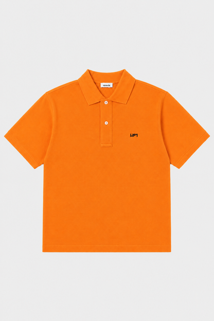 Polo Yaka T-Shirt Turuncu
