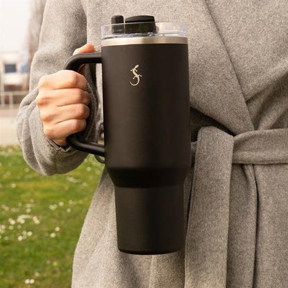 Lurch Big Cup 1.2 L, Paslanmaz Çelik Termos - Uzatılabilir Pipetli, Çift Cidarlı, Sızdırmaz