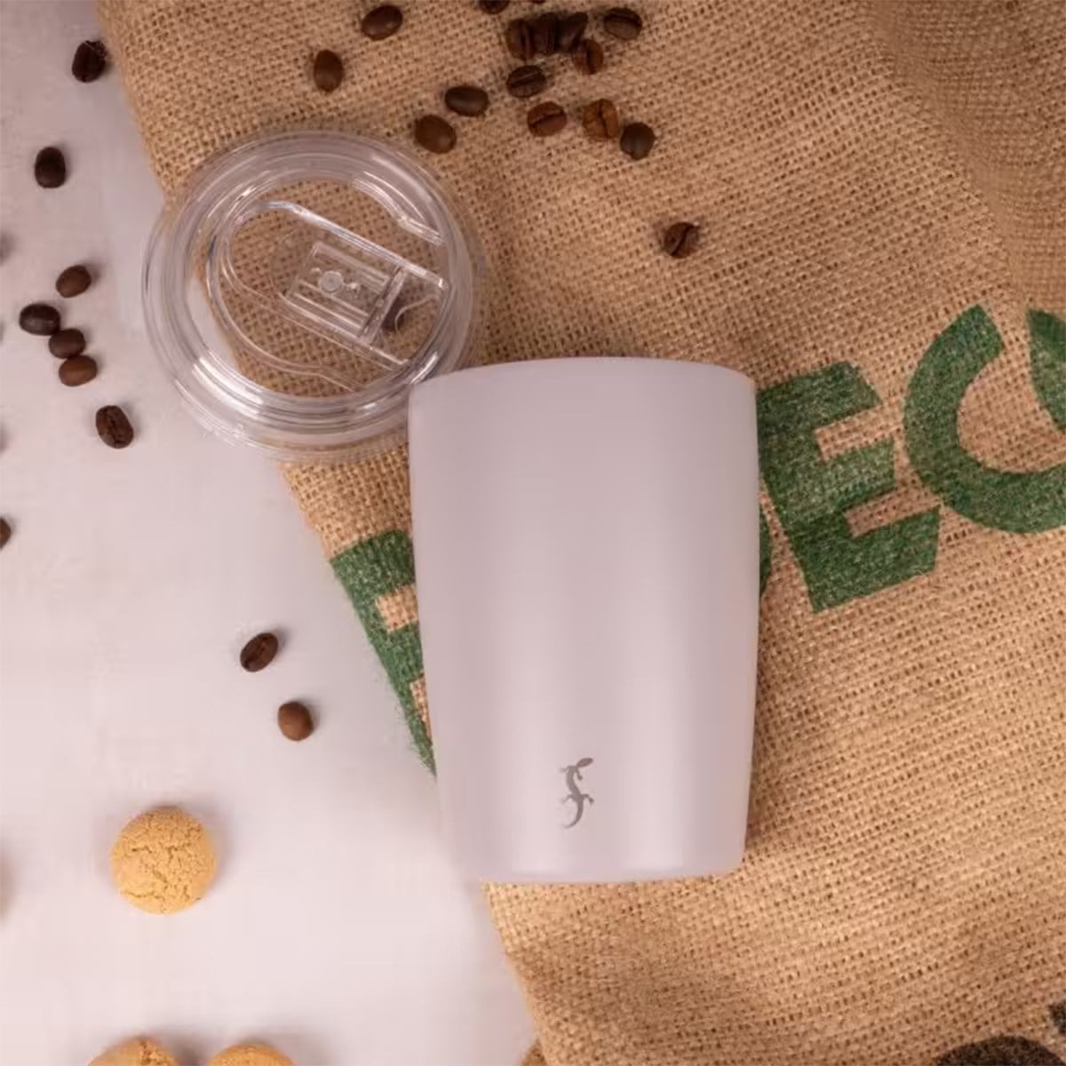 Lurch - ''Coffee-To-Go'' 300 ml Granit Gri, Paslanmaz Çelik Termos - Çift Cidarlı - 270985