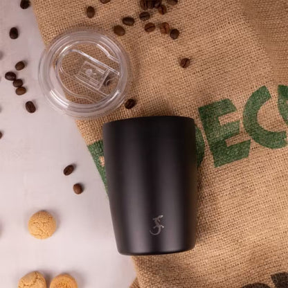 Lurch - ''Coffee-To-Go'' 300 ml Mat Siyah, Paslanmaz Çelik Termos - Çift Cidarlı - 270983