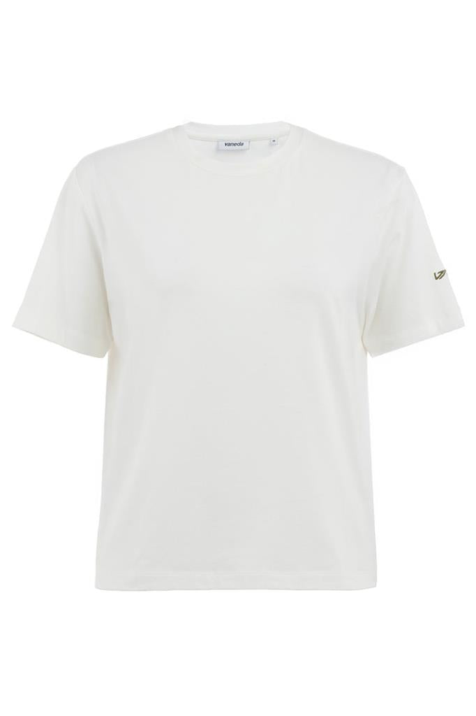 Modal Kadın T-Shirt Beyaz