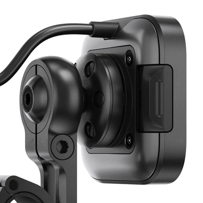 Motorcycle Mirror Mount Qi2 Kablosuz Şarjlı Telefon Tutucu