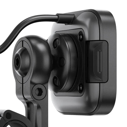 Motorcycle Mirror Mount Qi2 Kablosuz Şarjlı Telefon Tutucu