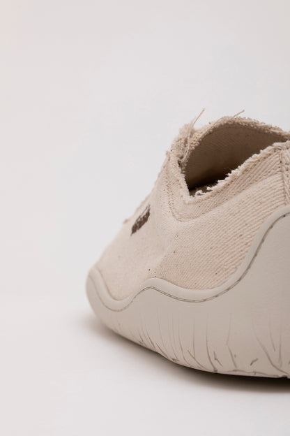 1383 V-Barefoot Comfort Keten Kadın Ayakkabı Bej