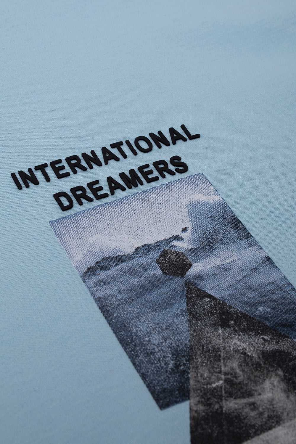 OVERSIZED FIT DREAMER ERKEK TSHIRT MAVI