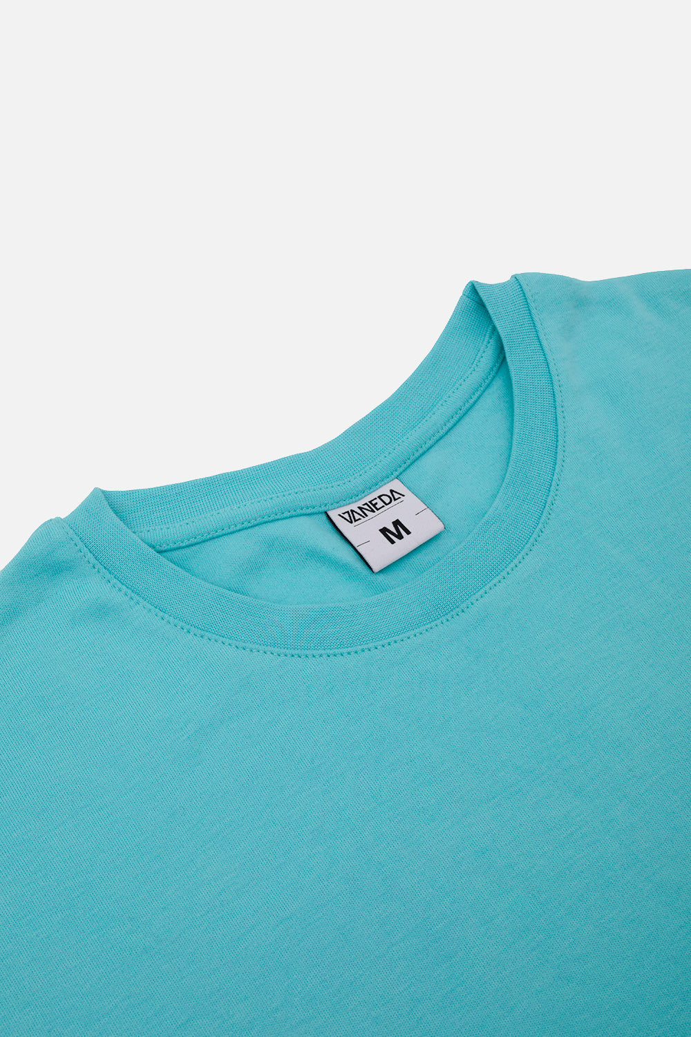 OVERSIZED FIT VANEDA LOGO BASIC TSHIRT YESIL
