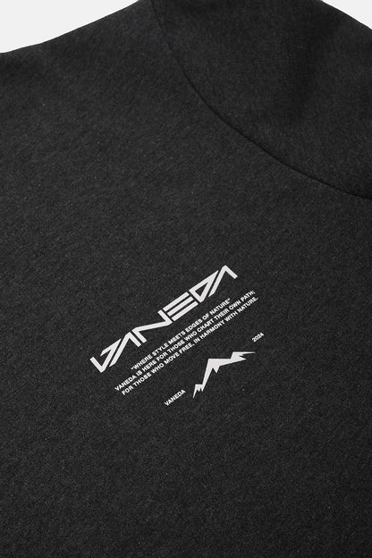 Bisiklet Yaka Oversized Fit Next Unisex Sweatshirt Antrasit